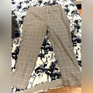 Straight leg trousers express clothing size 16 editor pant with zipper